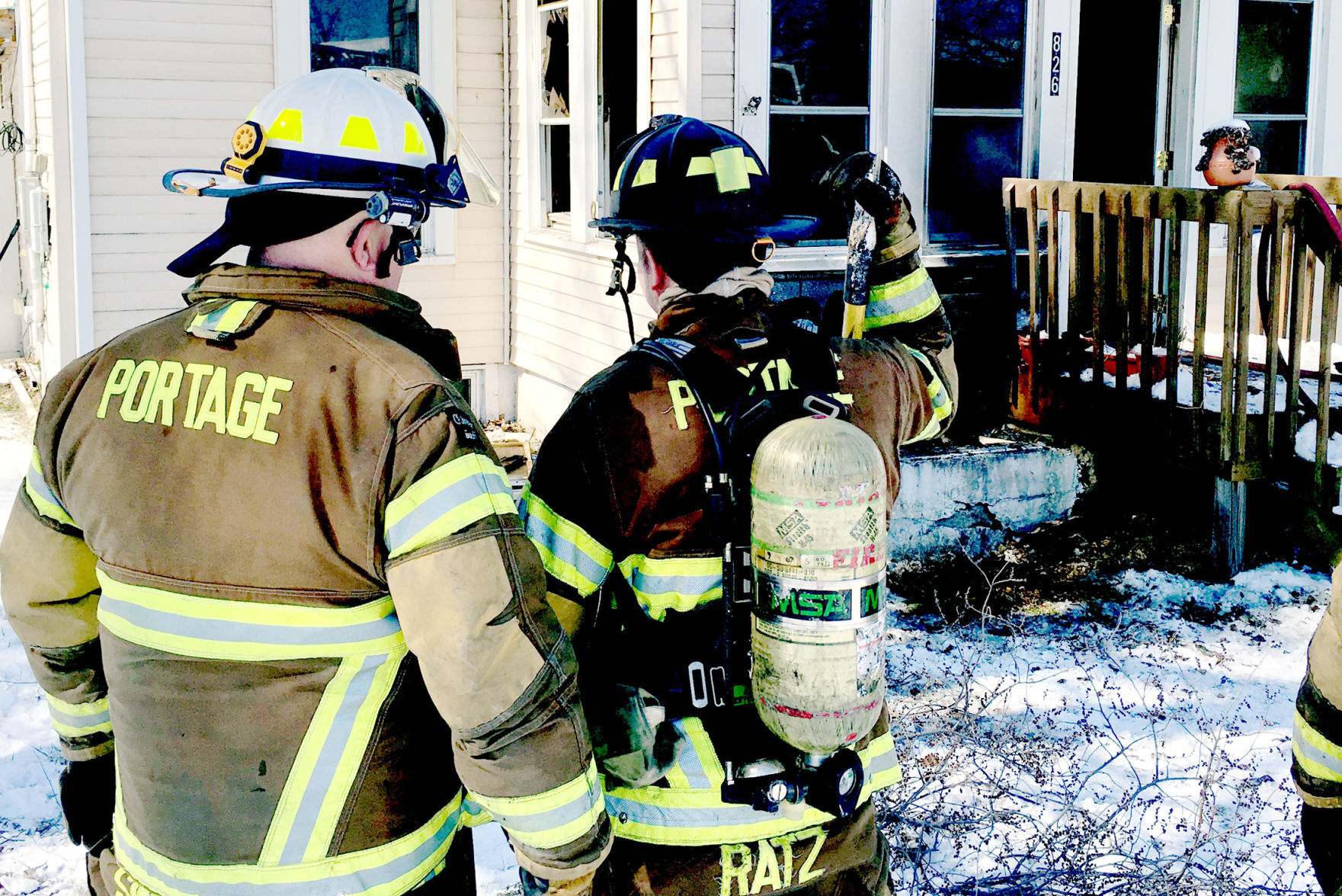 Portage house fire